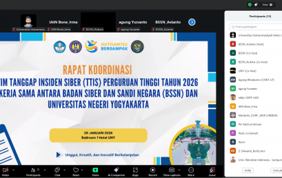 UM Metro Ikuti Rapat Koordinasi Peningkatan Kapabilitas CSIRT Perguruan Tinggi
